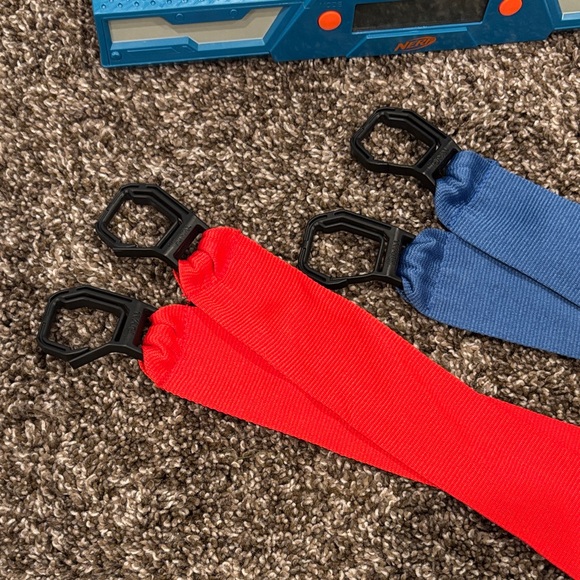 Nerf Rival Black and White Masks with Red and Blue Straps - Picture 6 of 8